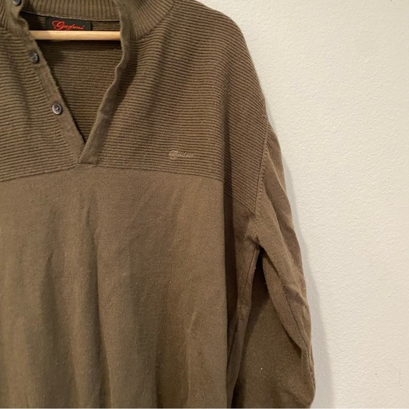 Gadoni of Italy Men's Brown Wool Sweater sz L - Picture 5 of 7